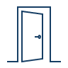 an open door icon